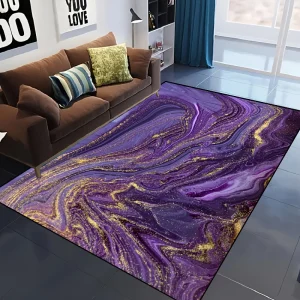 Purple Non Slip Rug