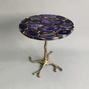 Nordic Purple Agate Coffee Table